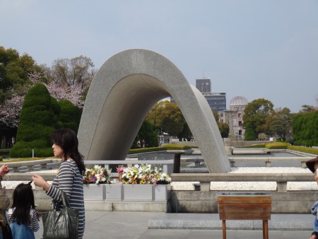 Recuerdo de las victimas de Hiroshima
